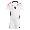 Conjunto (Camiseta+Pantalón Corto) Alemania Niclas Fullkrug 9 Primera Equipación Euro 2024 - Niño